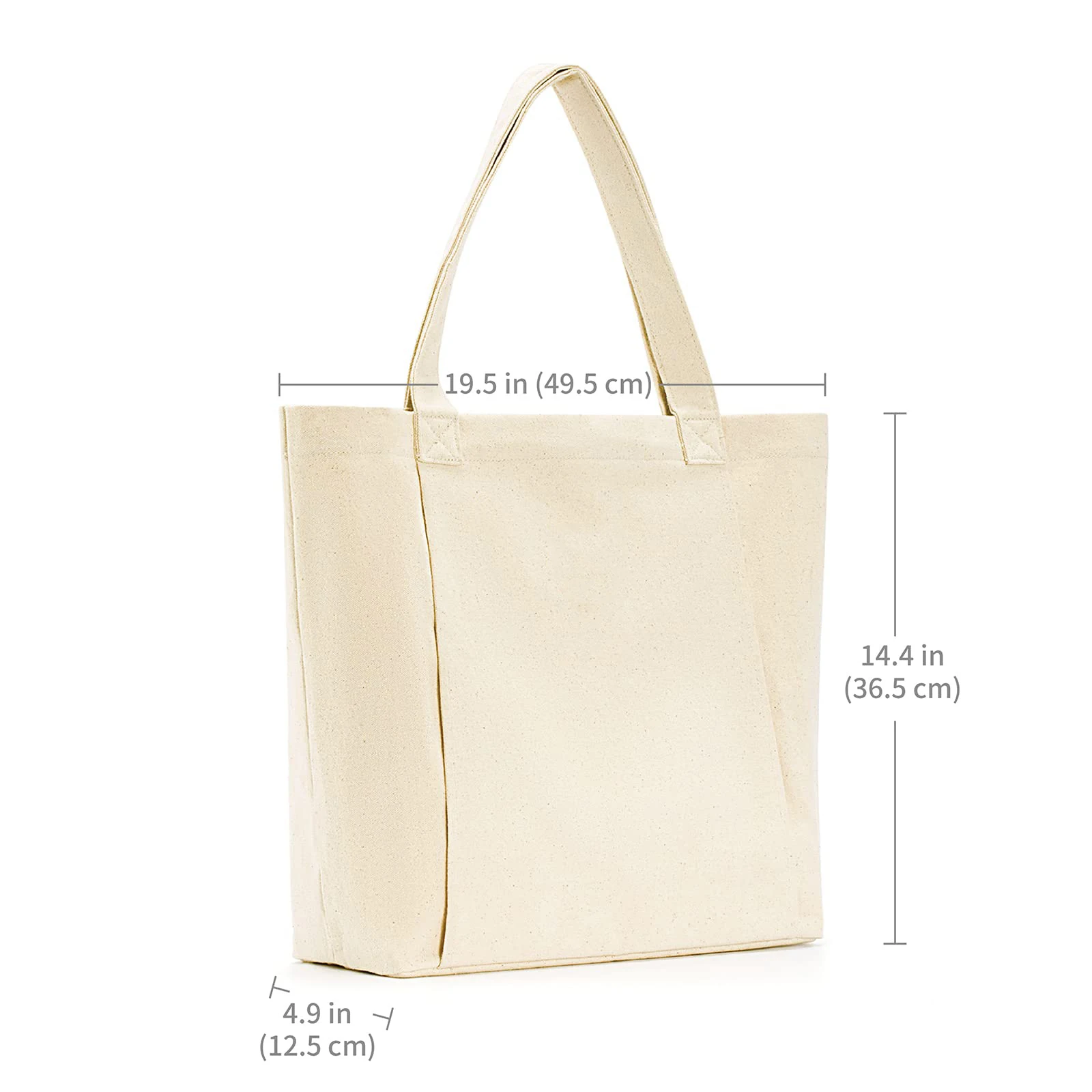 China Factory Custom Cotton Canvas Yoga Bag Custom Logo Beach Shoulder Canvas Yoga Tote Bag