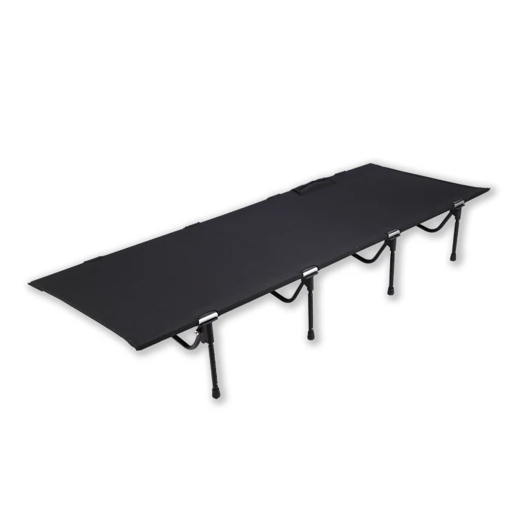 Новый дизайн Легкая алюминиевая рама складная кровать для кемпинга OEM Регулируемая по высоте Военная кровать для многоместности