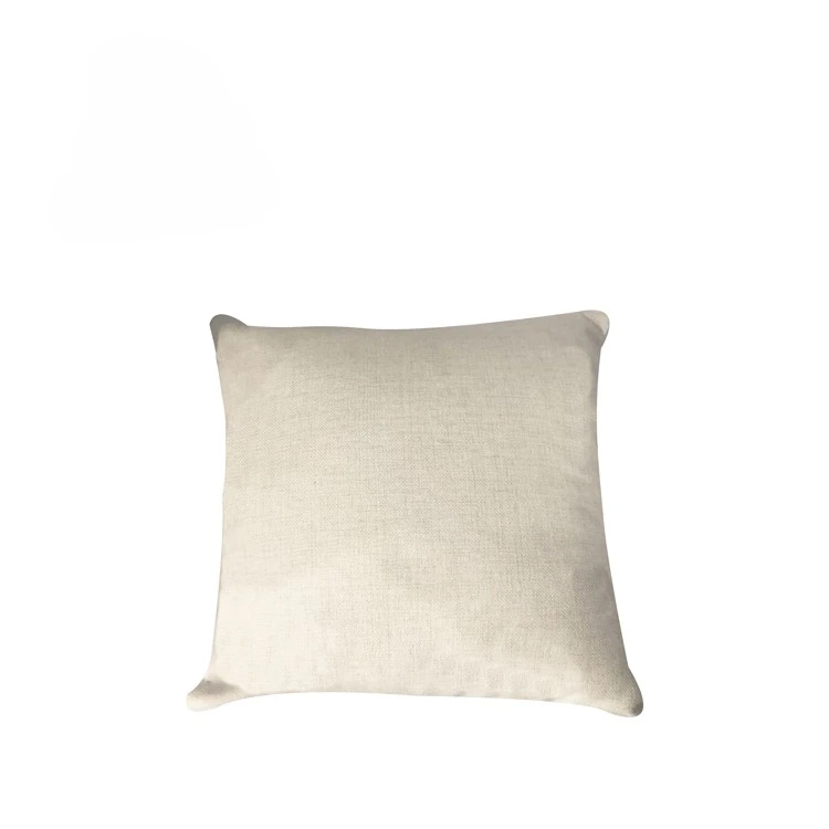 Comfortable Blank Sublimation Linen Pillow Case Custom Cushion Cover