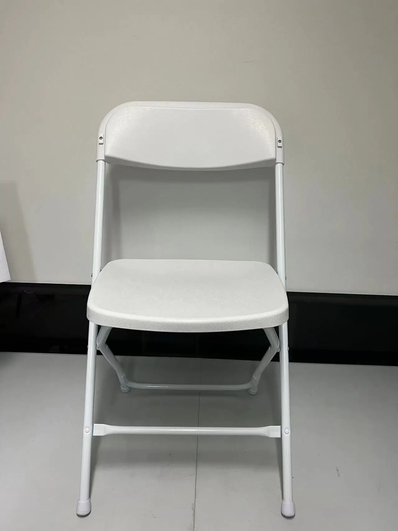 Durable and sturdy plastic material, breathable folding tables for events multi-purpose white folding chairs