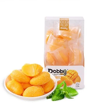 Mango gummy candy zero fat candy Individual small package  fudge