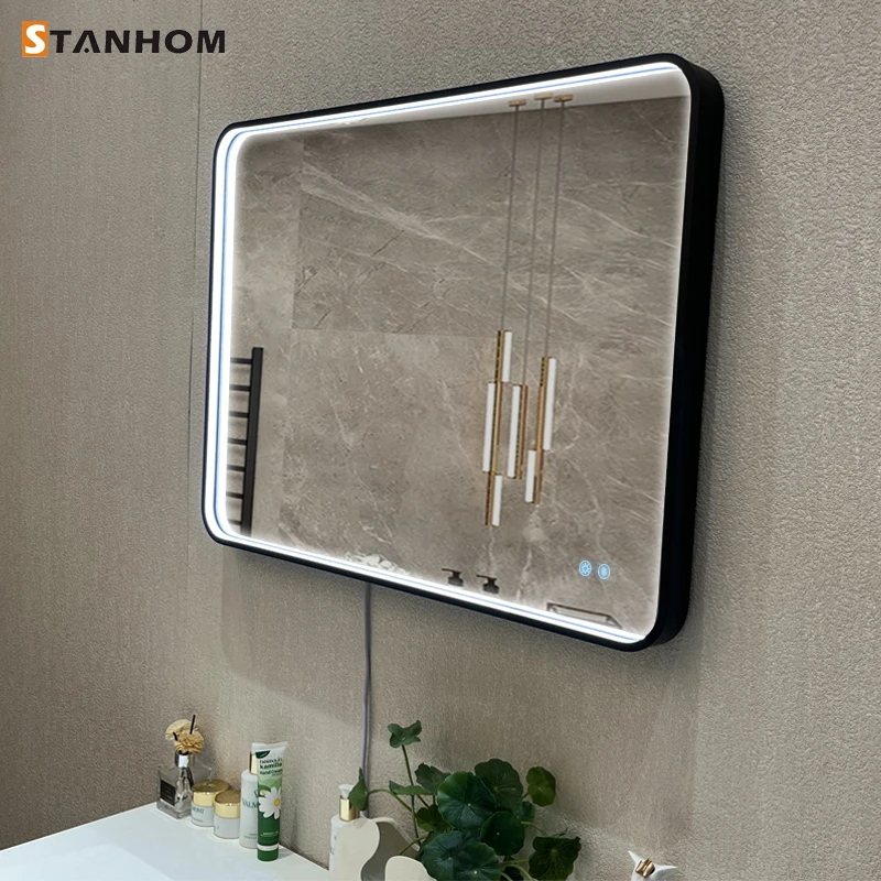 STANHOM Wholesale Large Size Wall Floor Bathroom LED Full Length Mirror