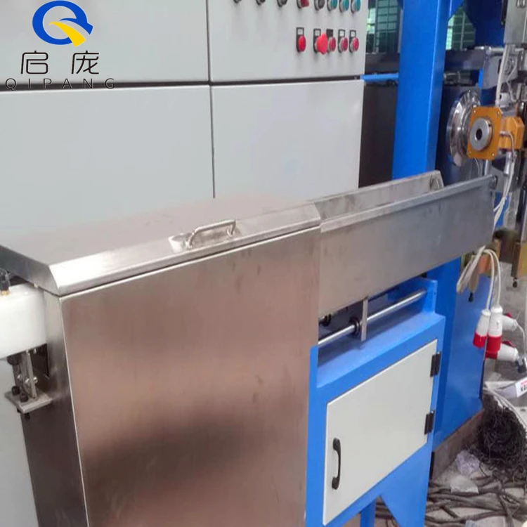 bath type cooler cooling trough tank of extrusion line with vertical or horizontal storage stand cooking water tank