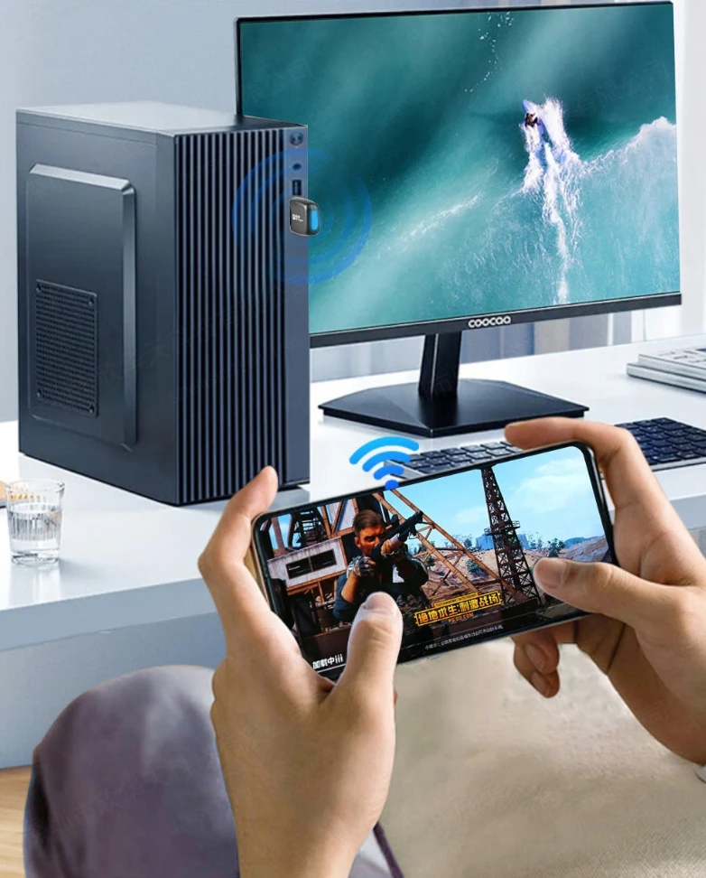 Новый Wi-Fi 6 AX312 286 м настольный приемник для ноутбука и AP send получает Бесплатный привод