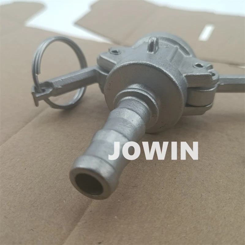 Stainless Steel Type C Female Coupler x Hose Shank Cam and Groove Fitting with Safety Clips