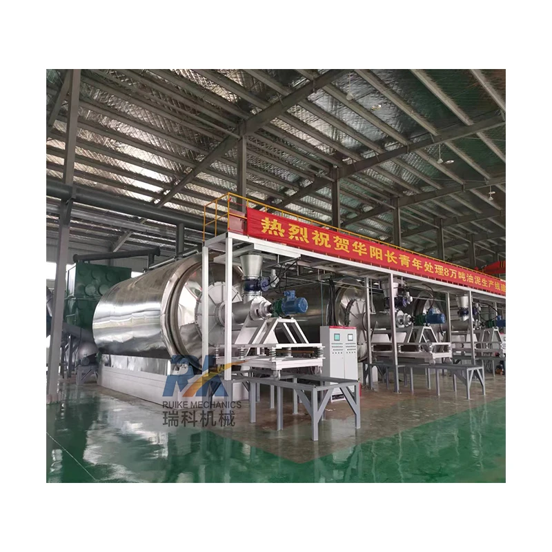 PLC System 80000 Ton Pyrolysis Oil Sludge Treatment Equipment Waste Tire Plastic Recycling Stainless Super Quality Customized