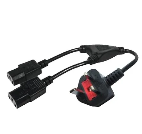 Figure 8 Connector Uk Plug 15M Ac 250V 3 Pin Laptop 3A 3Prong Tv Wire 6F Fuse Ukca Power Cord With Iec Appliance Outlet C7