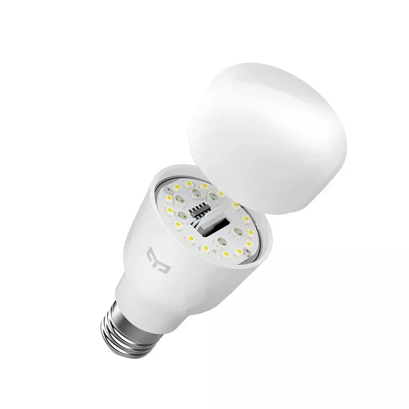 YEELIGHT Xiaomi hot sales low price LED smart bulb 1S, 90 lm/w, multicolor, Remote control, works with Google assistant for Home