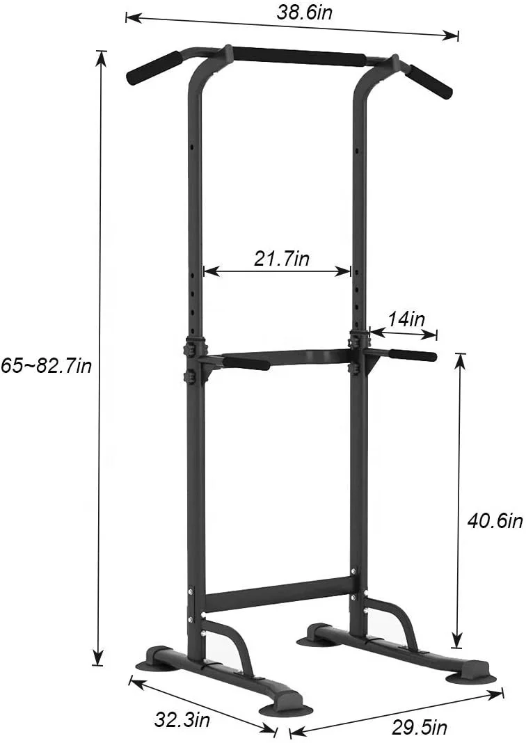 Hot Sale Indoor pull up bar single bar Power and dip station for home