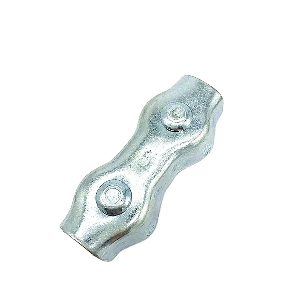 steel Duplex Wire Rope cable Clamp 2mm 3mm 4mm 5mm 6mm 8mm 10mm