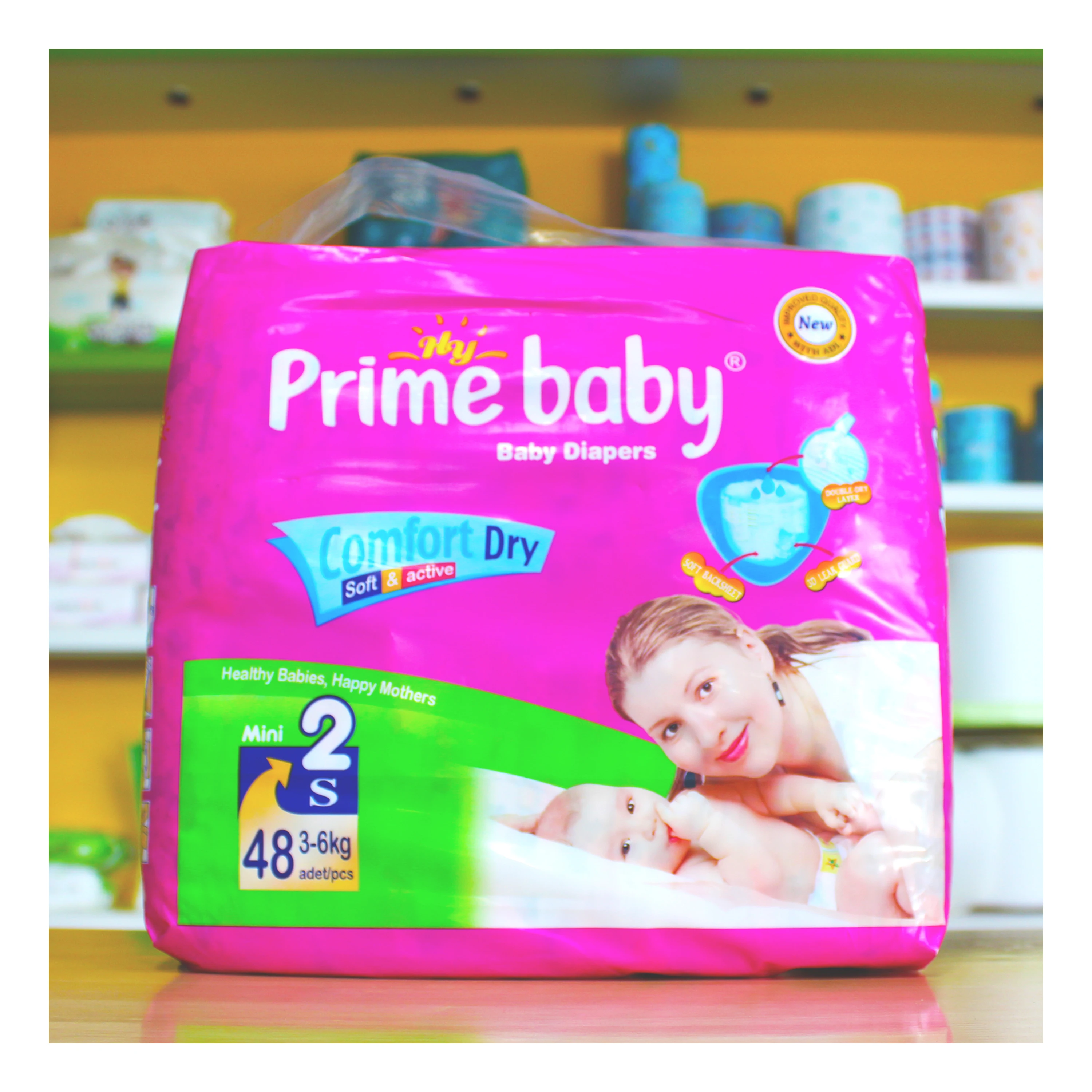 2024 Hot Prime Baby Brand Wholesale Africa Popular Products Customized Available Low Price Baby Diaper Manufacturer from China