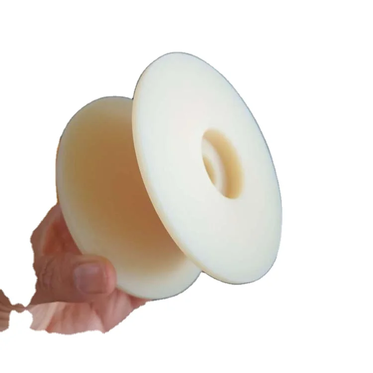 Weight Lifting custom plastic pulley wheels injection molded cnc machining nylon plastic pulley sheave black