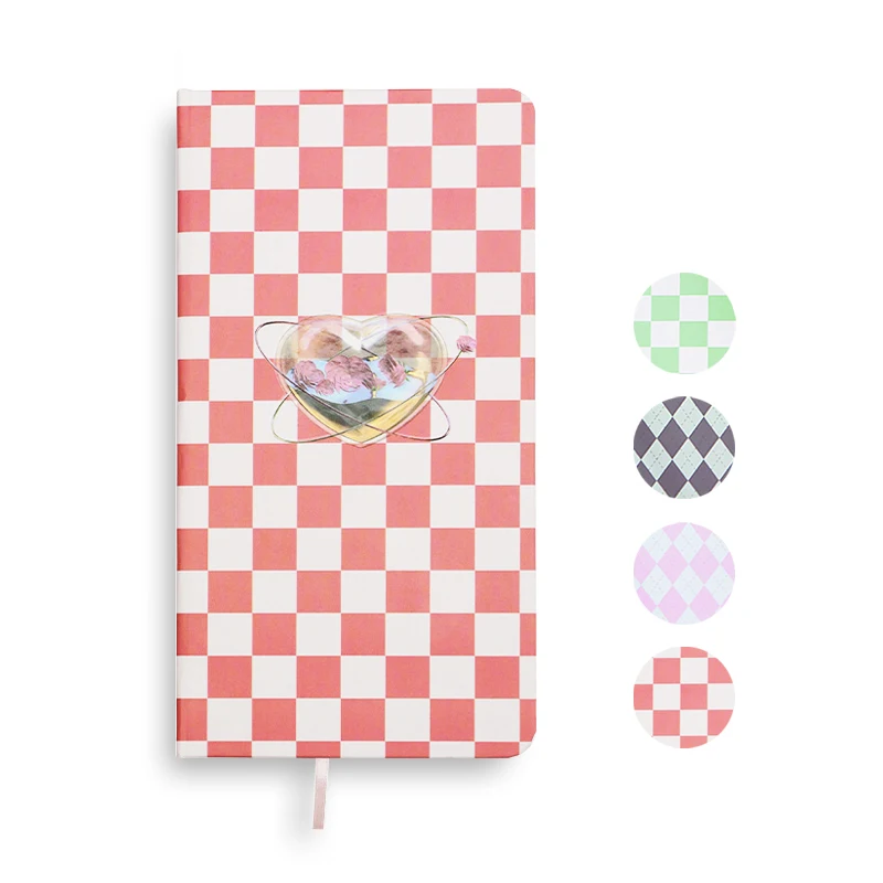 A6 weekly planner custom/wholesales , hardcover personal size notebook ,pocket diary with square grid paper design