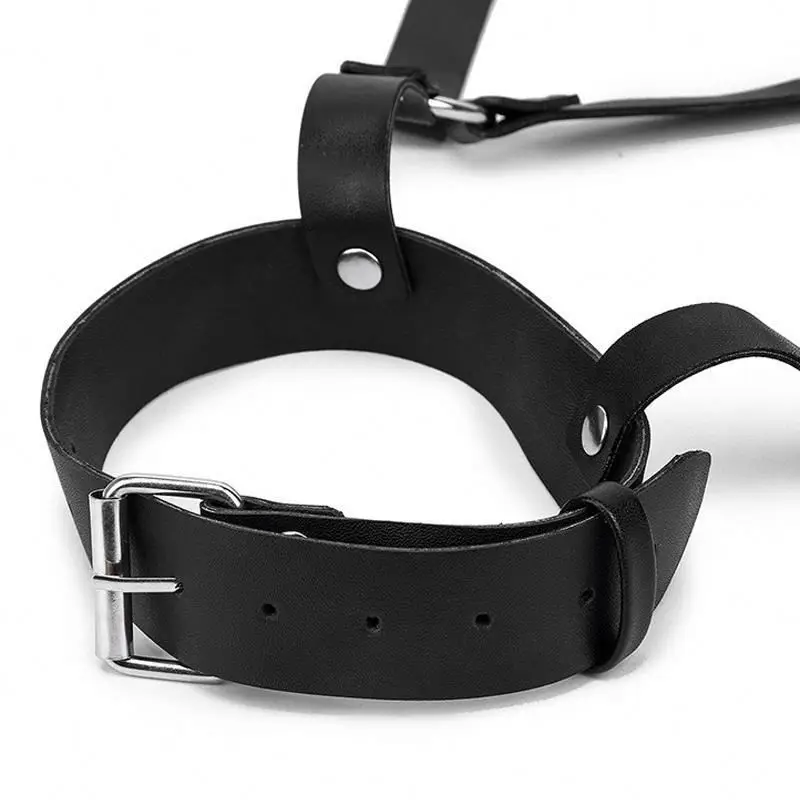 Sexy Leather Lingerie Set Flash Drilling NightClub Harness Bra Bustier Women Strap Body Corset Lingerie Tied Bondage Couple Toys