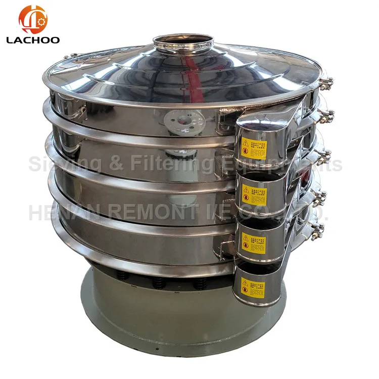 Electric vibrator sieve machine