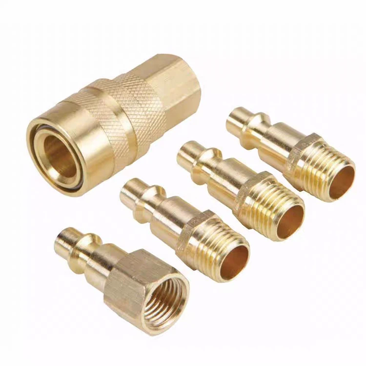 Brass USA Type Pneumatic Quick Release Coupler