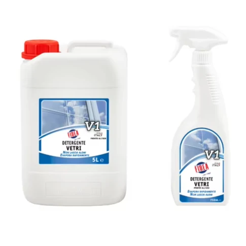 Fidea большой спрос сделано в Италии 0.75lt/5 Lt химическое средство для очистки стекла V1