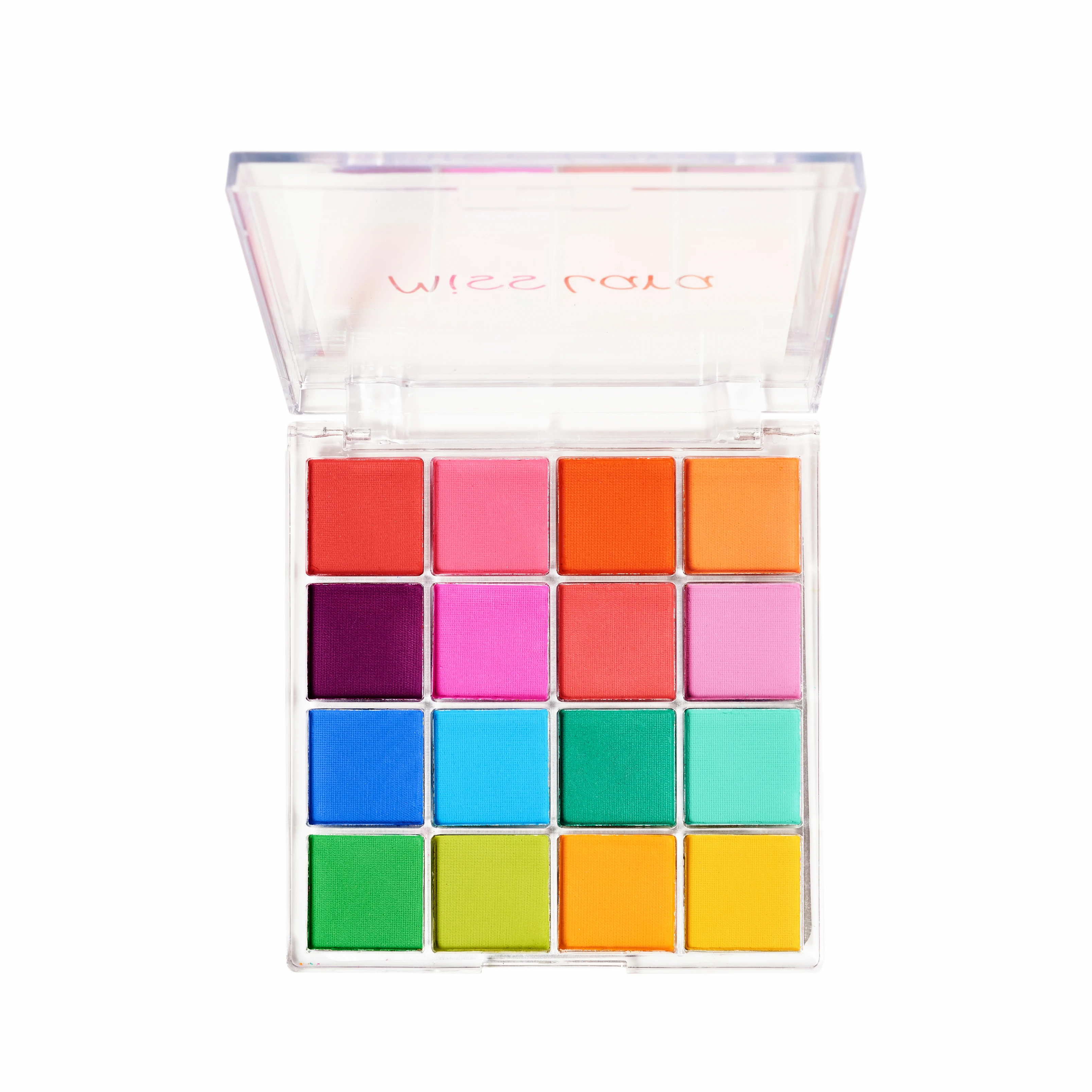 Quality guarantee Good sell Colorful high pigment square 16 colors scented glitter eyeshadow palette