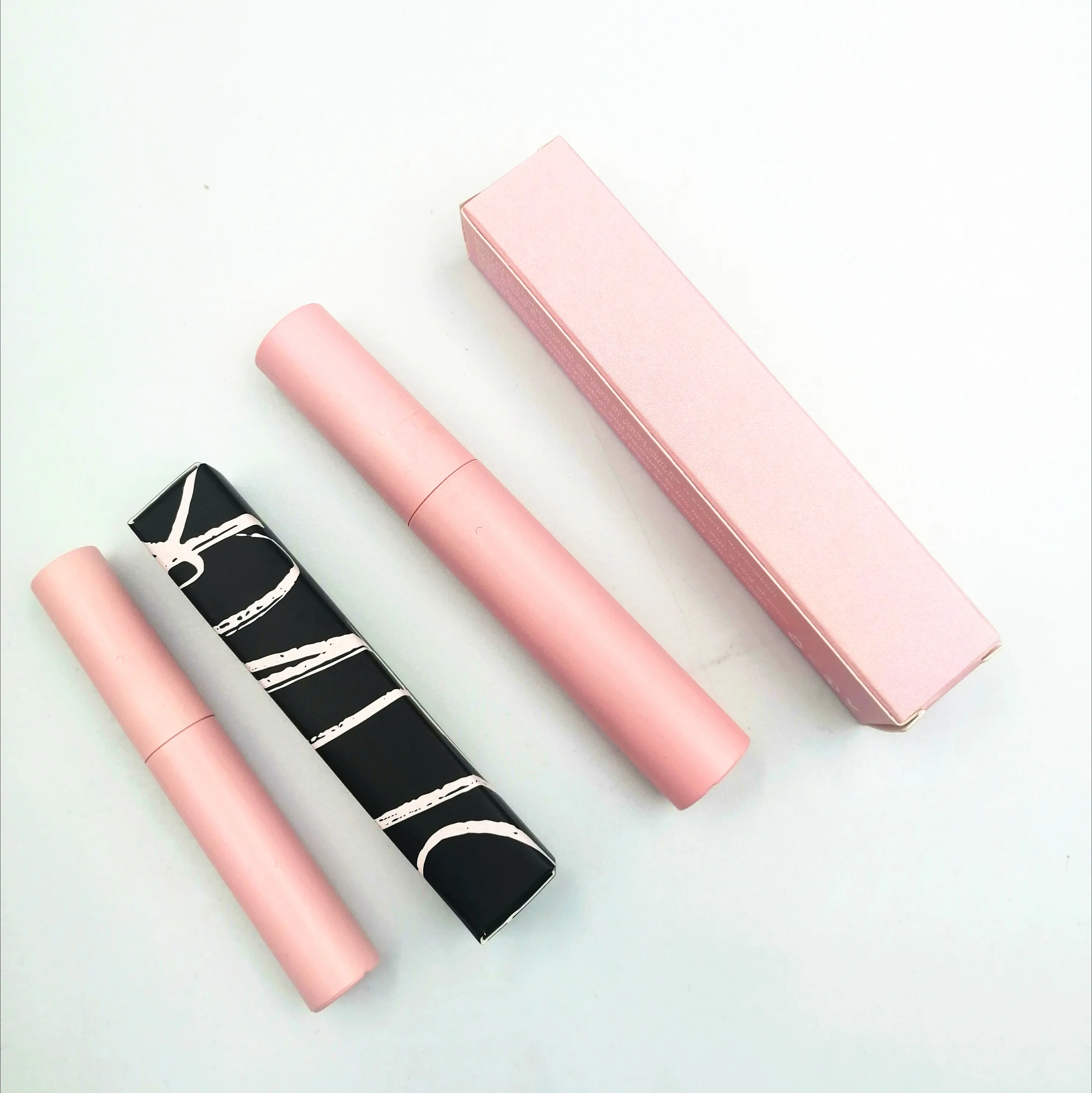 custom pink eyelash adhesive packaging glue package strip lash latex free glue box
