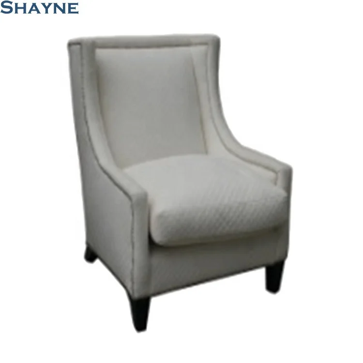 Shayne China Public Company Factory Luxury High-end Customize Dining Room Grey Fabric Modern Antique High Back Casino Chair