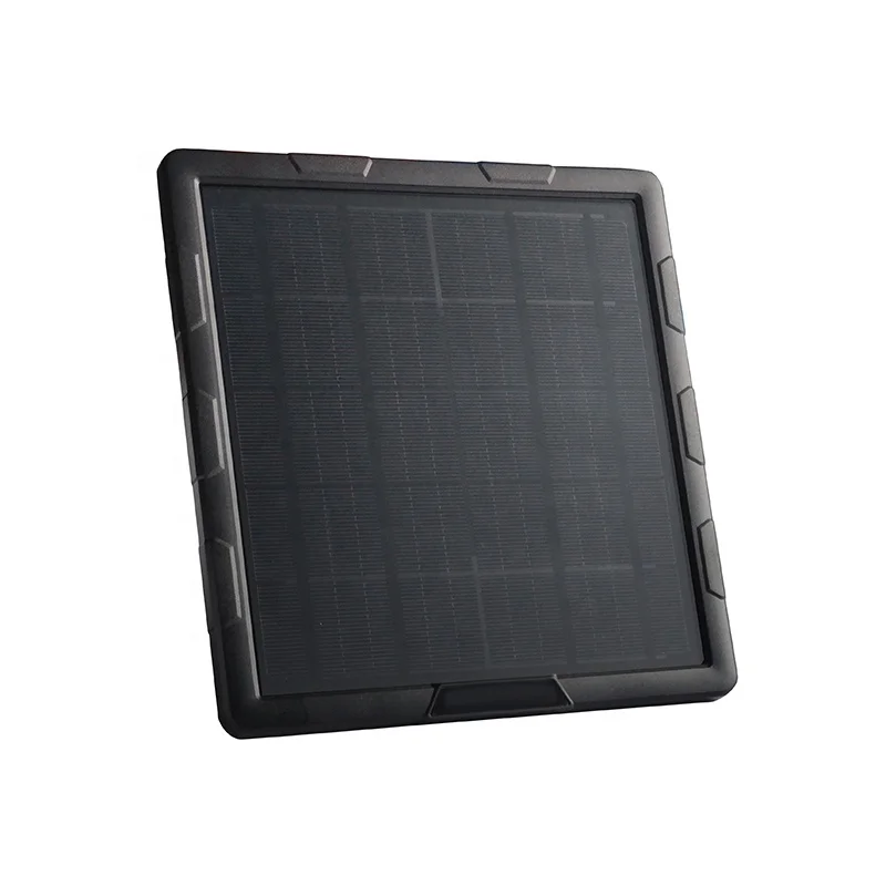5W power bank solar panel with battery 6000mah for Security Cameras External Charging 6V 12V solar charger panel kits