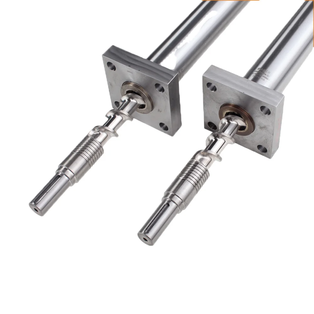 Винт и цилиндр для экструдера пластика винтовой из ПВХ ПММА