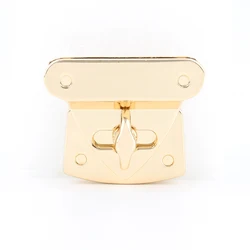 6082B Metal Closure Catch Ornament Accessories Twist Clasp Lock For Leather Bag