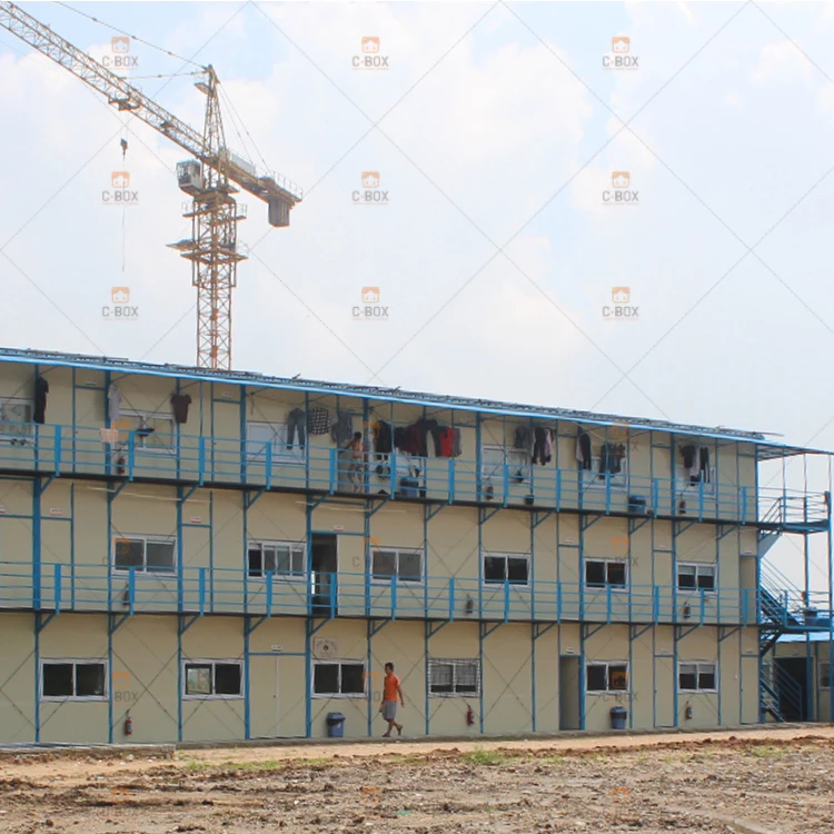 
Real Estate K Type Workers Accommodation Prefab Modular Workshop 
