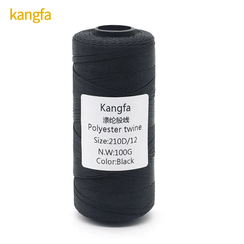 210d/12ply 100% высокопрочная полиэфирная нить вязания крючком прозрачная hilo для стеганых матрасов