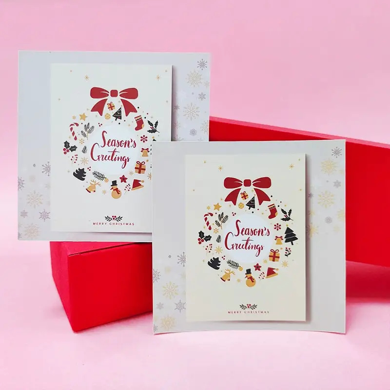Shanli Custom thank you card for business Insert christmas Card Printing Commodity Printing thanks card