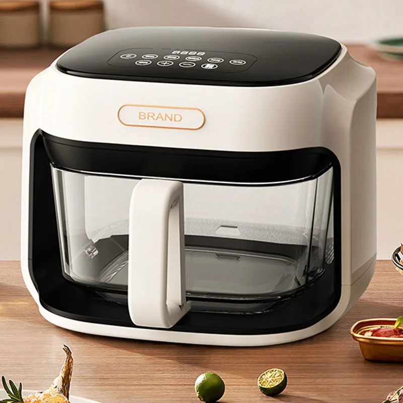 Intelligent Commercial Restaurant China Grill Glass oven Big Round Plastic Smart  Air Fryer cheap price observation window