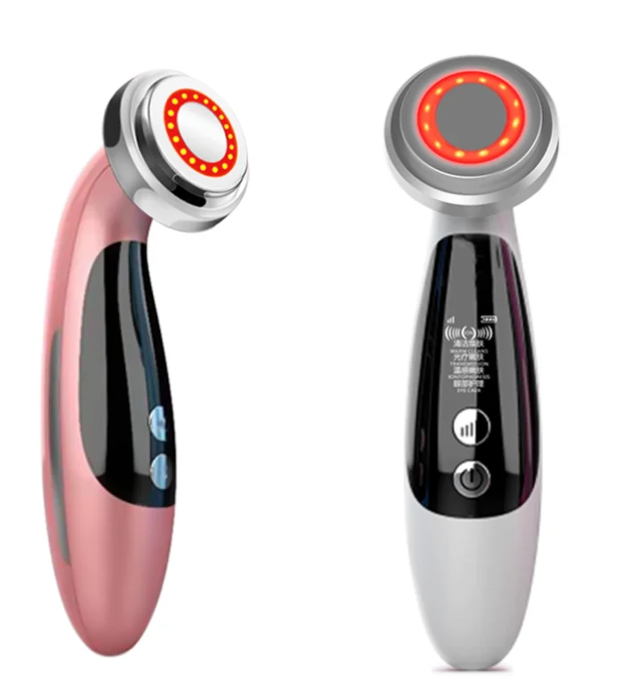 Portable mini vibration ionic skin rejuvenating face revitalizing home use beauty machine