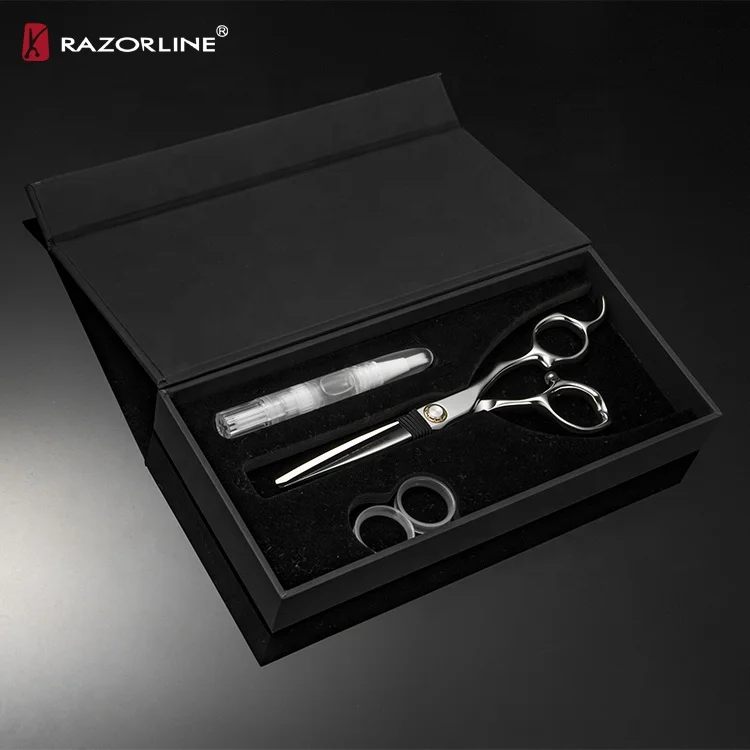 AK36B Barber Professional Scissors 440C Barber Hair Shears Hairdressing Scissors 5.5' 6.0' Hair Scissors