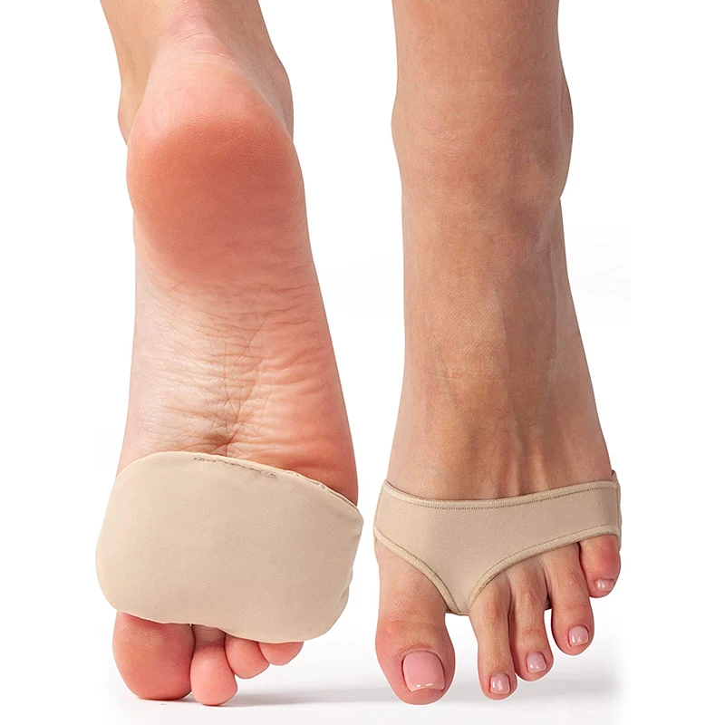 Fabric Metatarsal Pads - Ball of Foot Cushion Sleeves Forefoot Blisters Metatarsalgia Pain Relief Foot Health Care Tight Fitting