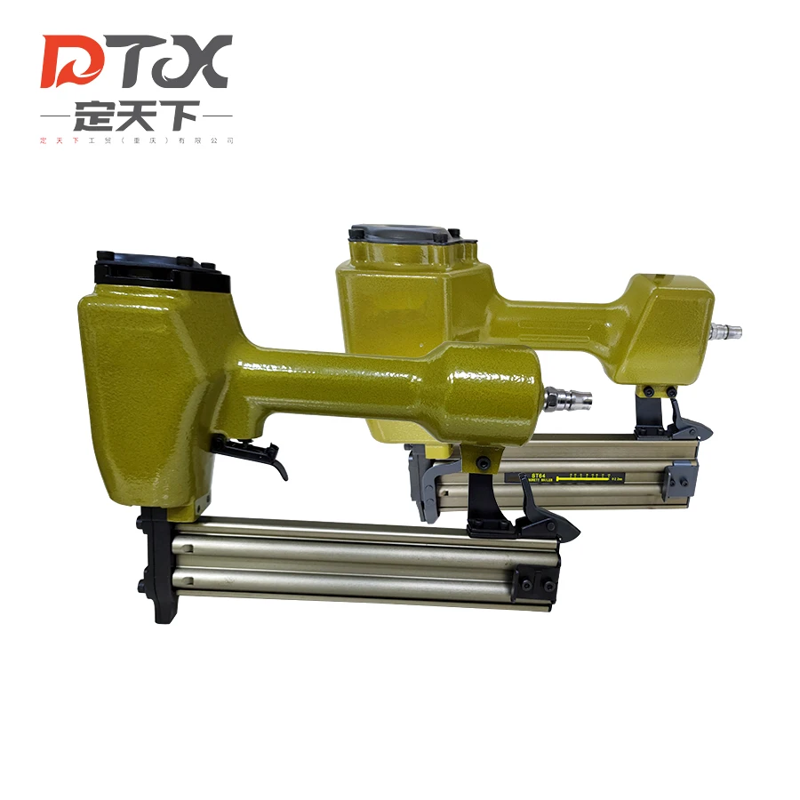 DTX Heavy Duty Concrete T Nailers 14Ga St64 St38 Decoration Fastener Nailer Pneumatic Air Concrete Nail Gun