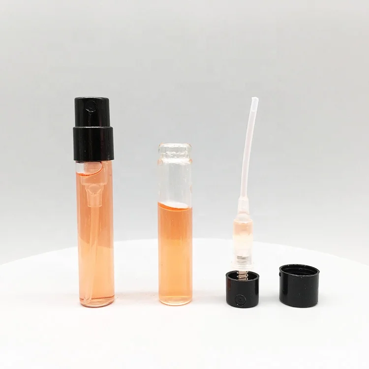 1.5ml 2ml 2.5ml glass vial mini perfume spray bottle glass tube sample bottle