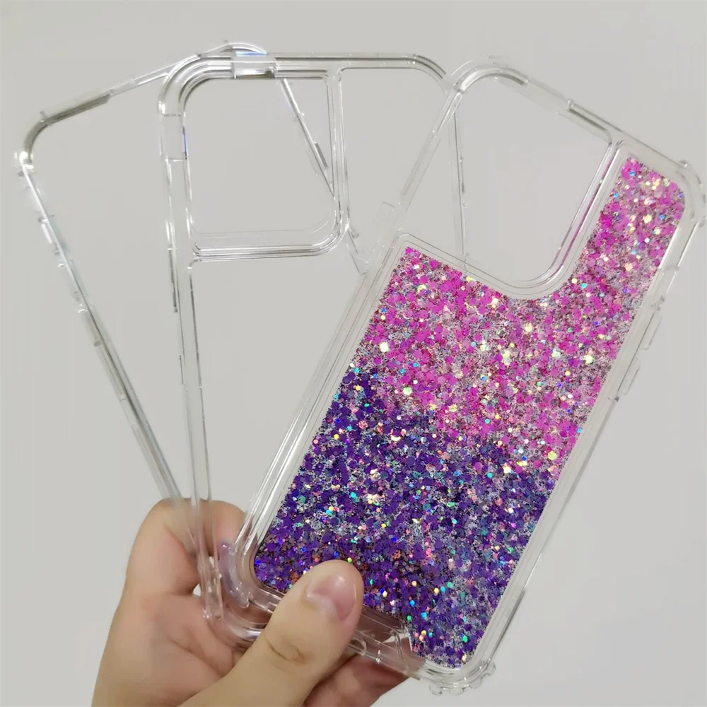 GSCASE Hybrid Armor Phone Case For Alcatel 3V 2019/5032W Fashion Case TPU + PC + Glitter Designer Case