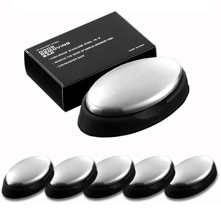 Wholesale Kitchen Bar Cleaning Hand Soaps Stainless Steel Bar Soap Metal Soap