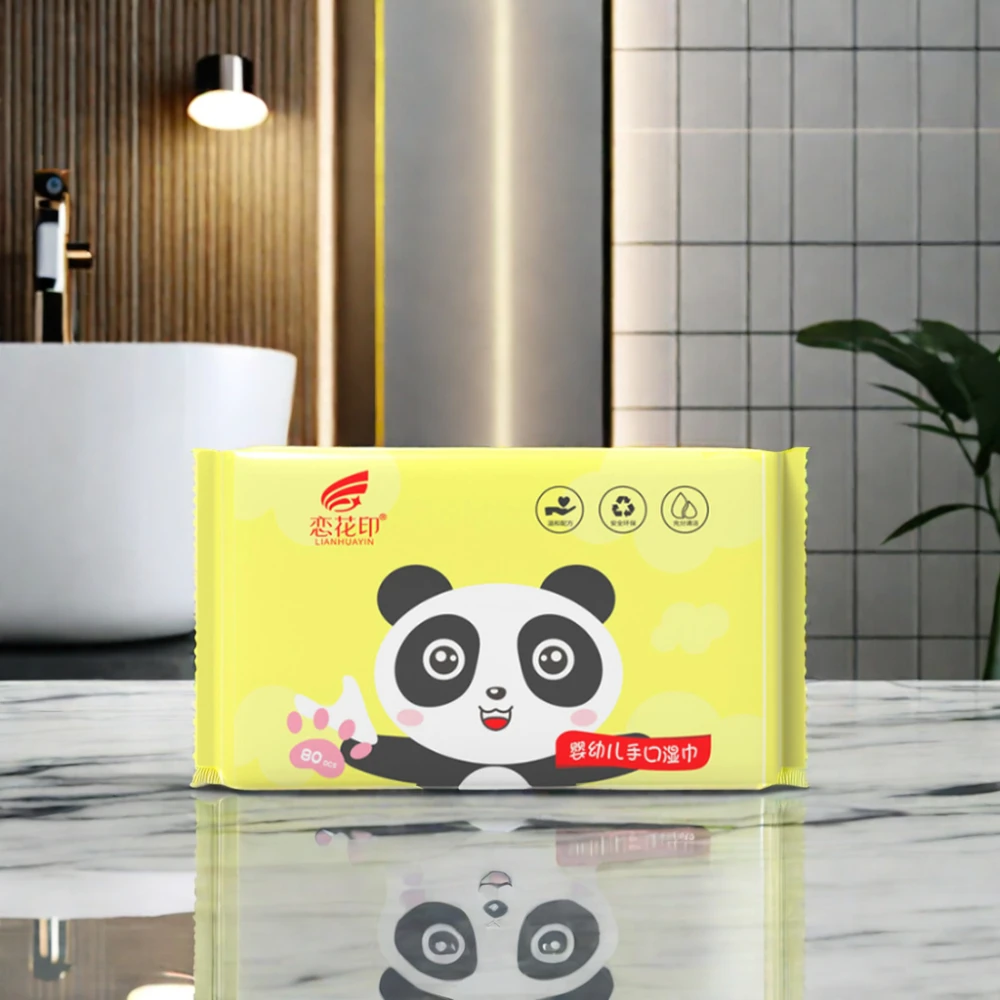 Free Sample Wholesale Oem Custom 40/60/80pcs Cleaning Pampering Baby Wipes