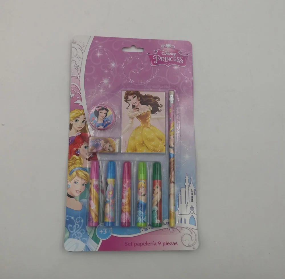 Дети мультфильм Канцелярские тетрадь с 6 видов цветов шариковая ручка