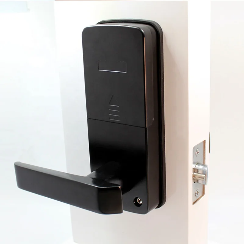 Electronic Remote Control Password App Card Hidden Key Latch Smart Digital Front Door Lock