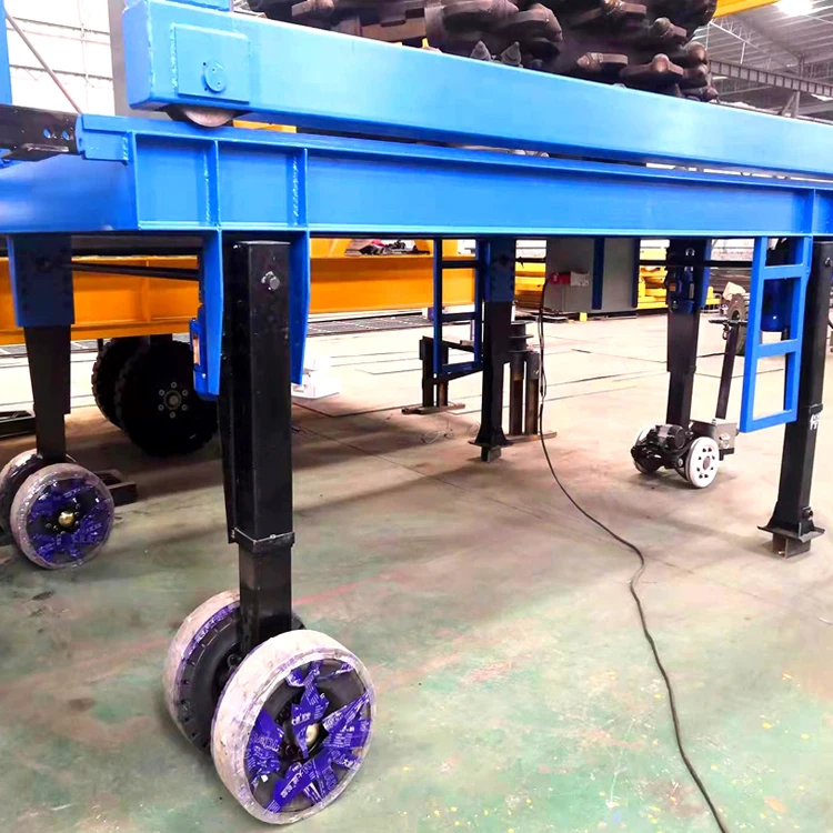 Container loading equipment and system of heavy and long size cargo loading and unloading