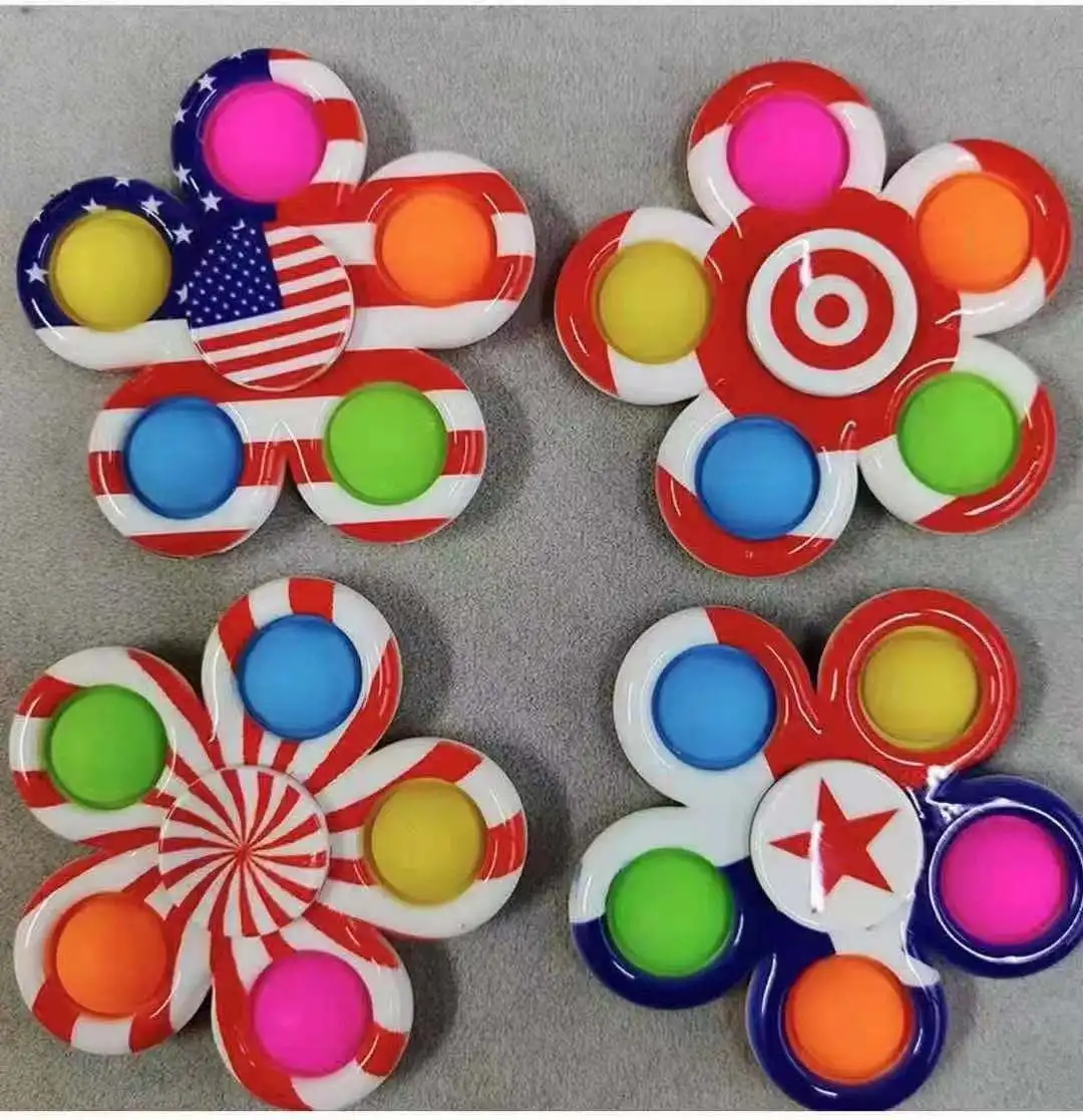 Amazon Top Seller PopIt Fidget Toy Spinner Toy Pop Dimple Fidget Toys Stress