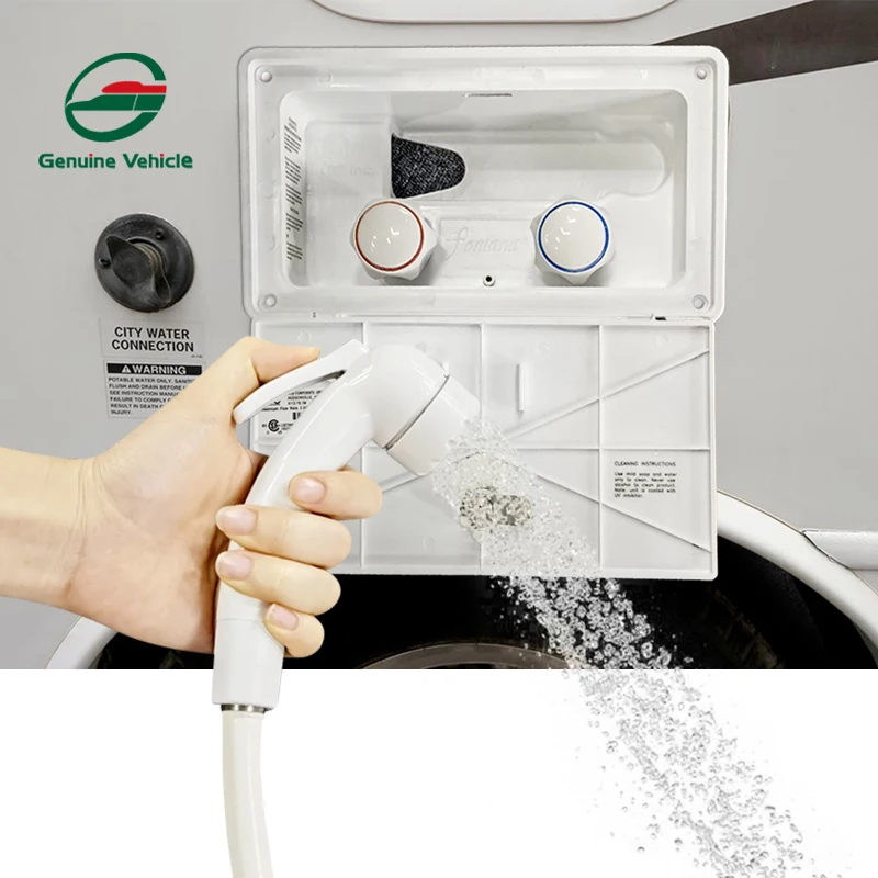 RV Shower Box With Lock Motorhome Accessories External Shower For Caravan RV Yacht