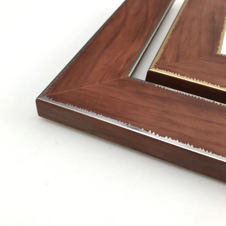 New style plastic flat ps photo frame/picture frame/mirror frame moulding