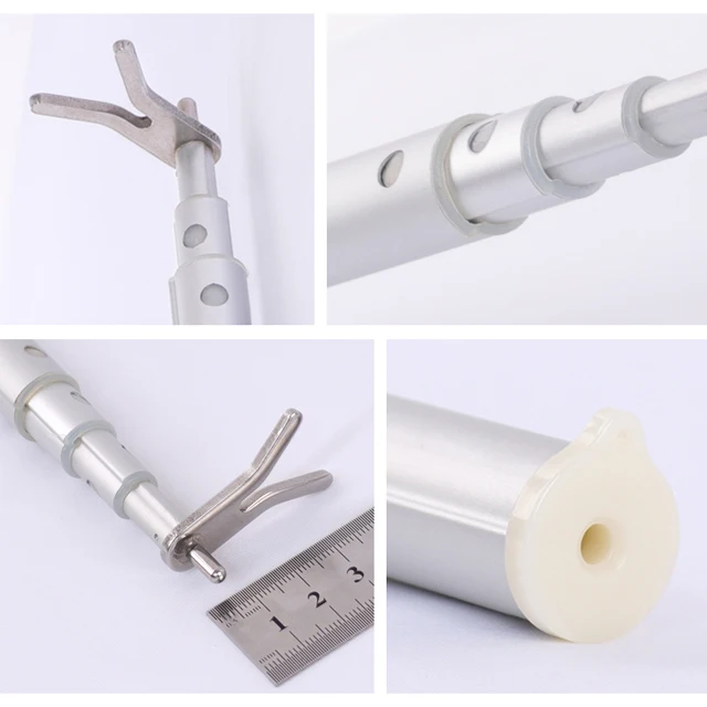 5 Sections Customized High Strength Aluminum Extension Support Pole Telescopic Pole