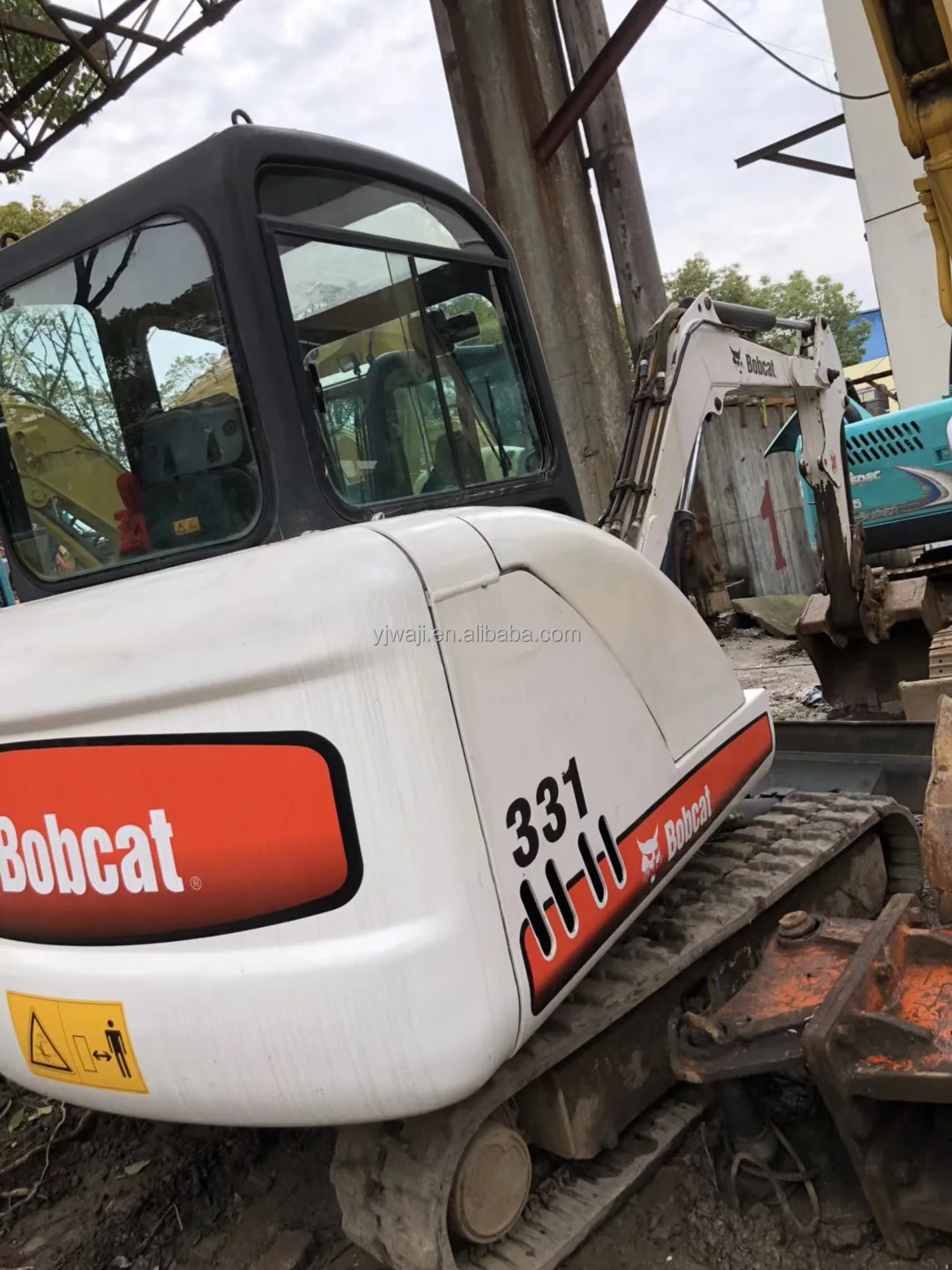 Производительность используется мини-экскаватор bobcat 331 из Великобритании на продажу/вторая ручная гусеничная