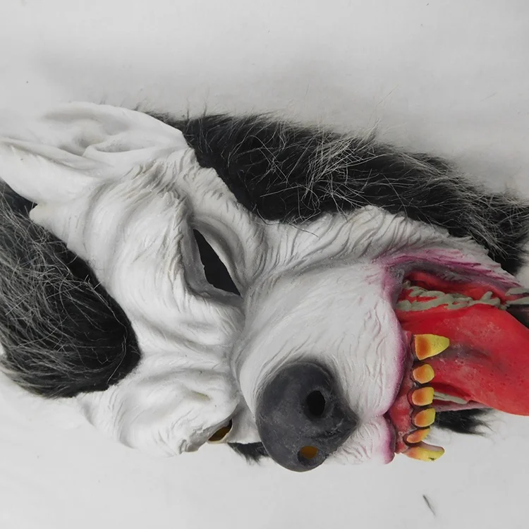 
Halloween Terrifying scary Full Head Animal Latex Masks custom party ugly face mask 