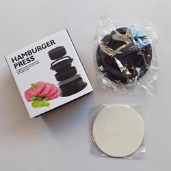 BBQ Tools 3 in 1 Plastic non-stick Manual Stuffed Meat Mold Double Hamburger Press Patty Maker Burger Press