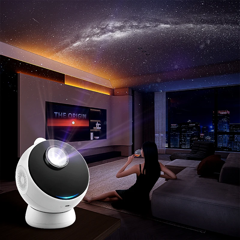 12 in 1 Planetarium Projector, 360Rotating Aurora Projector with Solar System for Bedroom Starry Sky Night Light Lamp